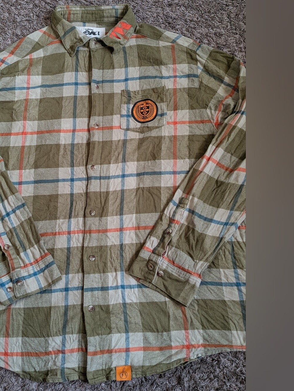 Cakeworthy x Marvel Loki Variant Long Sleeve Button Flannel Men's 3XL